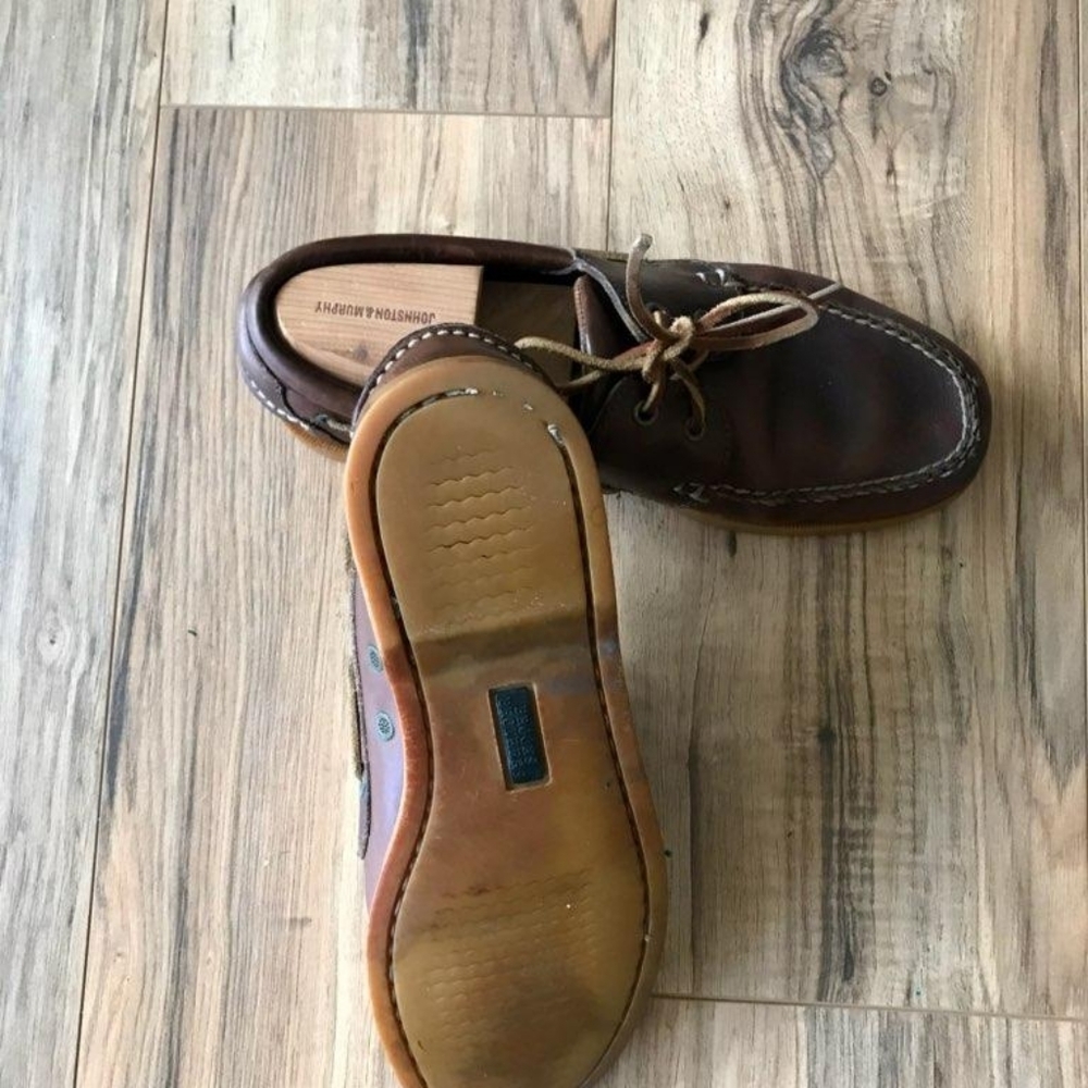 Brooks brothers leather boat shoes